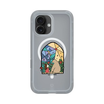 iPhone 16 AirX 流變灰 - 咻咻熊 XiuXiubear - 窗裡的日月