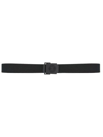 stone island belt with logo buckle