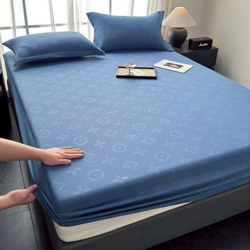 台灣出貨 涼感床包 雙人床包 30CM加高圍布 床單雙人 裸睡親膚 單人/加大床包 防螨床包 防滑床包 床罩 床套