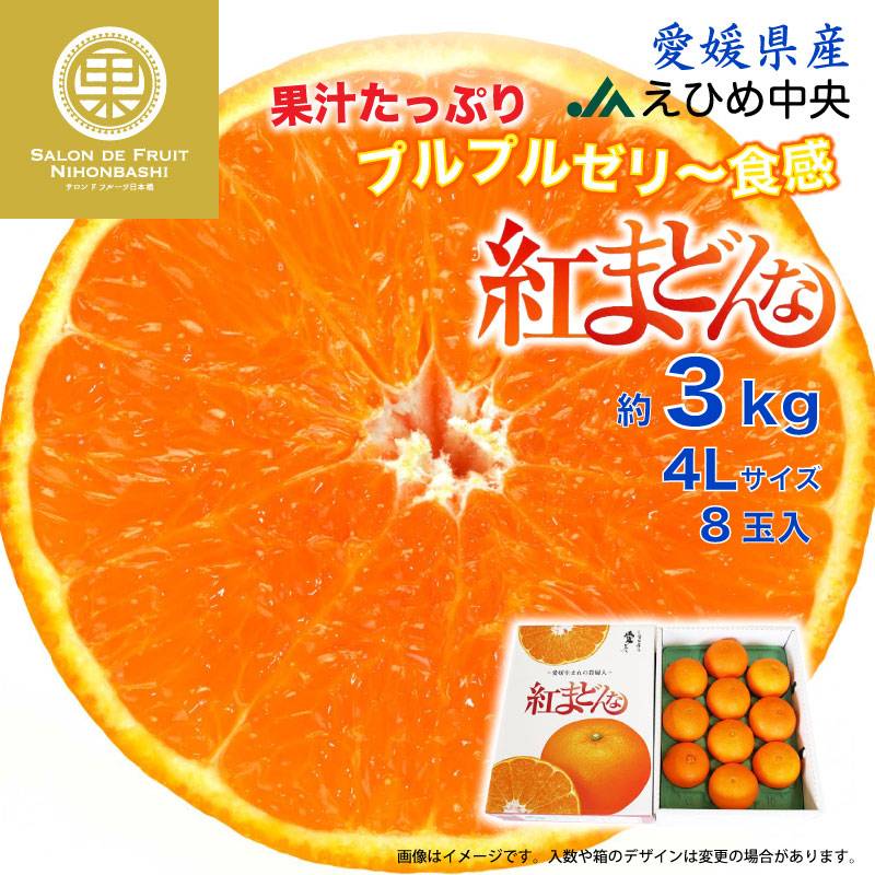 [予約 11月1日-11月30日の納品] 紅まどんな 約3kg 4L 愛媛県 JAえひめ中央  御歳暮 お歳暮 冬ギフト