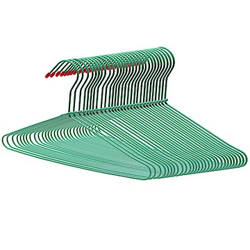 月陽超值30入台灣製造加粗30cm優質包塑兒童衣架(120133)