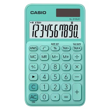 CASIO 計算機  綠色  1個