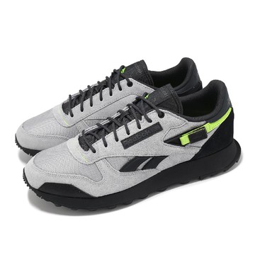 休閒鞋 Classic Leather Winterized WRN 男鞋 灰黑 麂皮 帆布 魔鬼氈 100032803