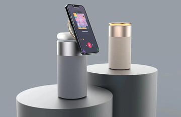 無線快速充電器 磁吸充電器 多功能臺燈 藍牙音箱 手機支架