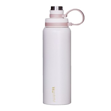 Sport 旋蓋運動保溫瓶  奶油白  800ml  1個