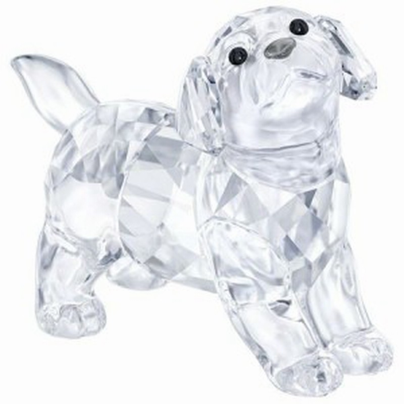 スワロフスキー Swarovski 置物 犬 ラブラドールレトリバーの子犬 スタンディング 通販 Lineポイント最大1 0 Get Lineショッピング