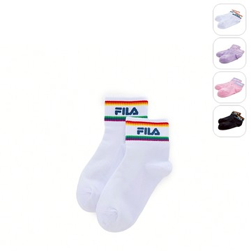 【FILA】基本款棉質短襪-白色 SCZ-1002-WT