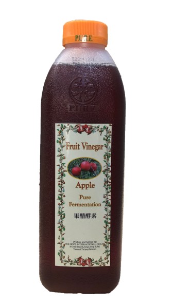Apple Pure Fermentation 蘋果果釀調味糖漿 蘋果 果醋 酵素 (1.2kg/罐)-良鎂咖啡精品館
