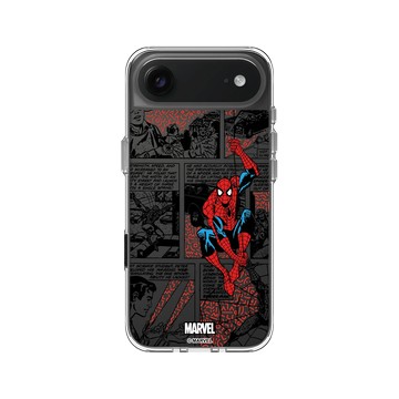 iPhone Air Clear Case（相機按鈕） 透明 - 迪士尼-漫威 Marvel - 蜘蛛人-漫畫風格