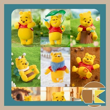 【9月預購】迪士尼小熊維尼的快樂時光系列 盲盒手辦 公仔盒玩 一中盒8入｜愛蛋客
