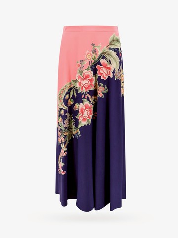 Flared silk long dress - ETRO - gender_Woman