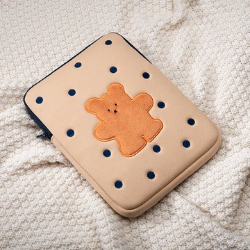 平板包 日韓卡通可愛刺繡11寸ipad套ins波點小熊平板air9.7寸保護套11內膽包收納『XY22249』