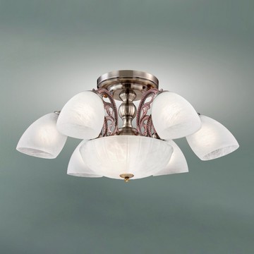 E27古典半吸頂六燈 B145-53-12-1902