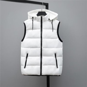 秋冬季男士羽絨棉馬甲加厚保暖背心工裝外套情侶百搭休閑馬夾坎肩