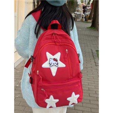 書包女小學生韓版可愛星星大容量初中生背包高中生ins日系雙肩包