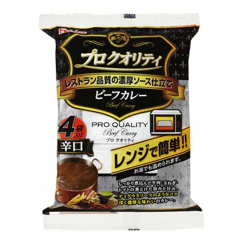 ハウス食品 ハウス食品 プロクオリティ ビーフカレー 辛口 170g×4 ×6 メーカー直送