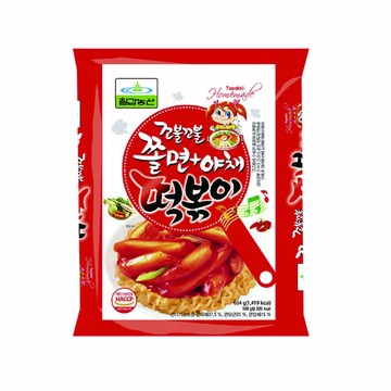 七甲農產-辣炒年糕QQ麵(含醬) 604g