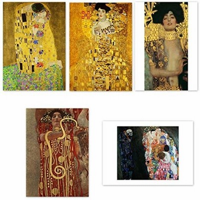 ポスター クリムト ５枚セット 接吻 キス ユディトi ヒュギエイア 死と生など サイズ 日本製 インテリア 壁紙用 絵画 アート 通販 Lineポイント最大0 5 Get Lineショッピング