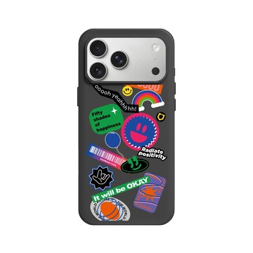 iPhone 17 Pro Max SolidX 黑 - Positive Vibes / 正好能量 - 就是不一樣