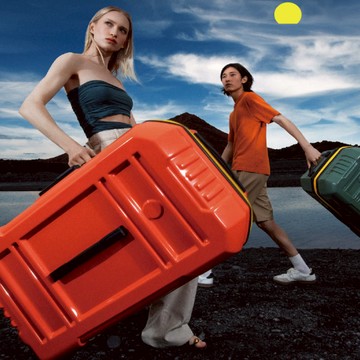 REMPART-29吋旅行箱-軍綠色/煤灰色/橘色 軍綠色