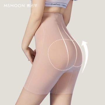 慕若芊高腰收腹褲塑形美體褲翹臀收小肚子神器提臀新款防卷邊