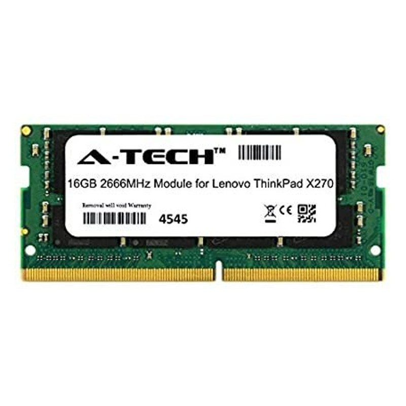 A-Tech 16GB モジュール Lenovo ThinkPad X270 ノートパソコン