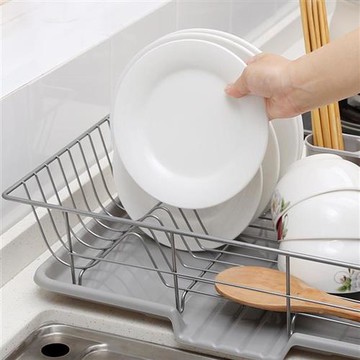 簡單生活日式家居用品溧縮果蔬菜里洗柜I盤滴籃收納邊干北歐單層