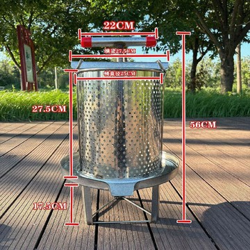【附發票】304不鏽鋼壓蜜機 榨蜜機 蜂蜜壓榨機 手動榨汁機 小型酒糟榨汁機 家用榨汁機 蜂蜜榨汁器