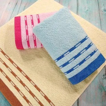 【ELEGANCE】北歐星月毛巾 隨機色12入組