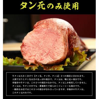 ふるさと納税 舞鶴市 厚切り 牛タン 焼肉 バーベキュー BBQ タン元 特製塩だれ付き 霜降り 牛タン 300g