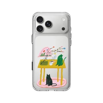iPhone 17 Pro Max Clear Case（相機按鈕） 透明 - Livia Fălcaru - 一個溫暖的午後