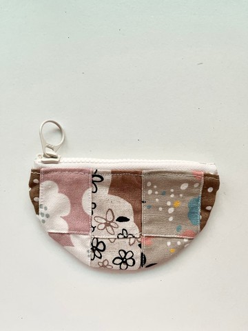 拼布半圓零錢包