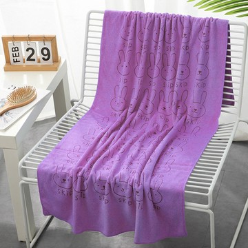 ANDYMAY2 小兔重磅瞬間吸水浴巾70x140CM_二件組
