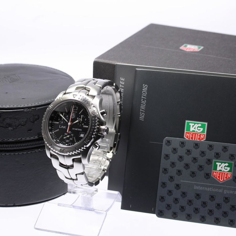 箱保付【TAG HEUER】タグホイヤー リンク クロノグラフ CT1111-0 クォーツ メンズ | LINEブランドカタログ