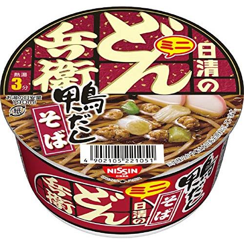 日清食品 どん兵衛 鴨だしそばミニ 46g×12個