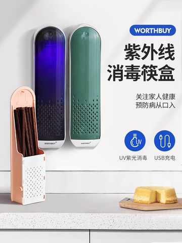 筷子置物架消毒筷子簍壁掛式家用餐具勺子收納盒瀝水筷子籠架筷筒