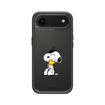 iPhone Air Mod NX -邊框背蓋組合 (相機按鈕) 黑 - 史努比 Snoopy - 經典-Snoopy&胡士托
