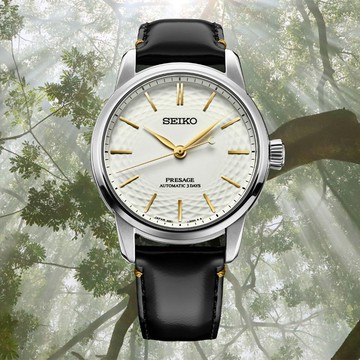SEIKO 精工 Presage 無釉有田燒工藝限量機械錶-40.6mm(SPB497J1/6R51-00C0Z)