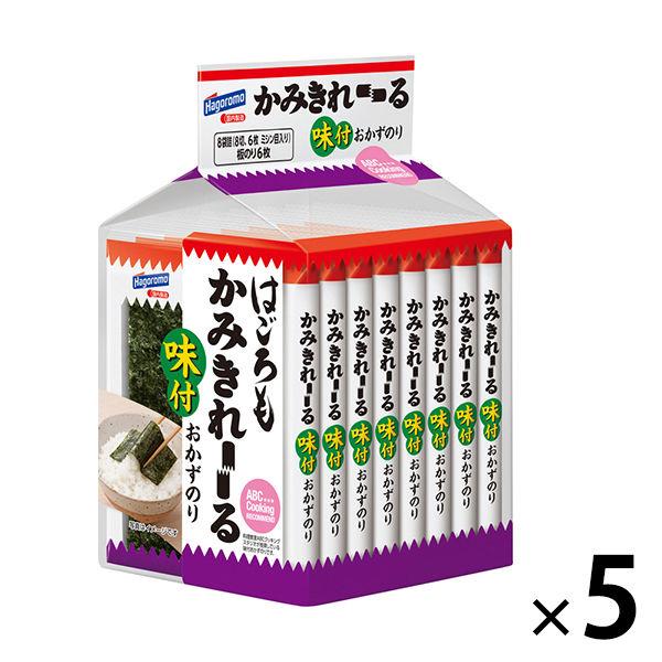 はごろもフーズはごろもフーズ かみきれーる 味付おかずのり 8袋入 1セット（5個）