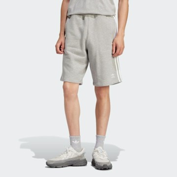 adidas 愛迪達 短褲 男款 運動褲 三葉草 3-STRIPE SHORT 灰 IU2340