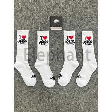 Syna world rose gold中筒棉吸汗透氣運動潮流襪子centralcee同款