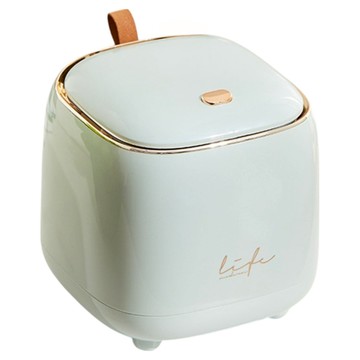 橡合杉 按壓式桌上型迷你垃圾桶  1層  淺綠色