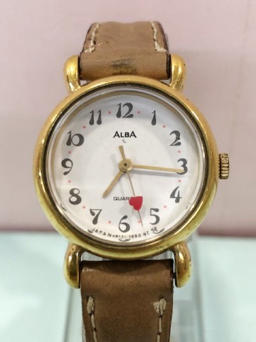 【震撼精品百貨】Hello Kitty 凱蒂貓~日本精品手錶-愛心 ALBA錶#52166