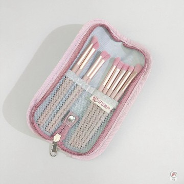 👜 化妝收納包 👜便携化妆刷收纳包小号眉笔眼影笔刷口红美甲画笔刷外出拉链包袋