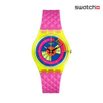 Swatch SHADES OF NEON 經典手錶/男錶/女錶/瑞士製造 SO28J700 (34mm)