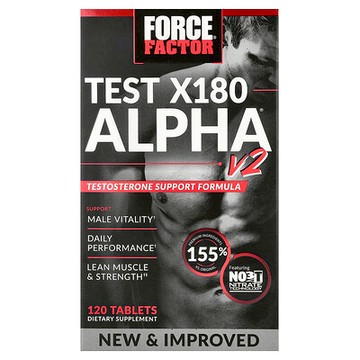 Force Factor, Test X180 Alpha® V2，120 片