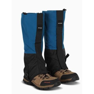 防水防泥沙鞋套通用耐磨防沙腳套戶外雪套徒步登山護腿套防蟲綁腿