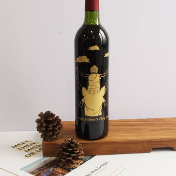 Treasure Memory珍貴回憶系列|訂製父親節紅酒—雕刻