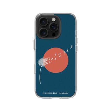 iPhone 16 Pro Clear Case（相機按鈕） 透明 - ilovedoodle (Lim Heng Swee) - Cat and Plant - 蒲公英