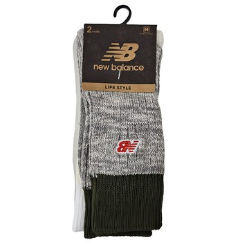 New Balance NB 長襪  M  米白麻灰墨綠